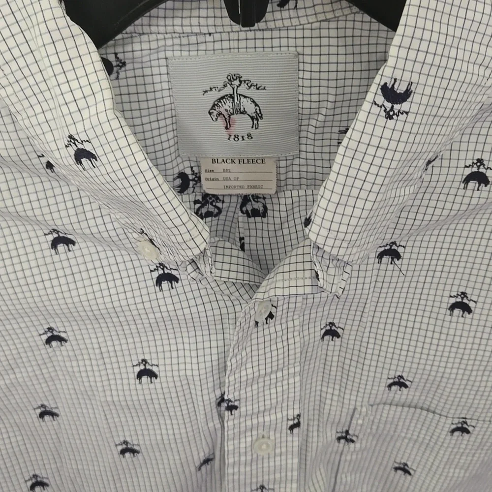 Brooks Brothers White Patterned Shirt - Picture 5 of 10